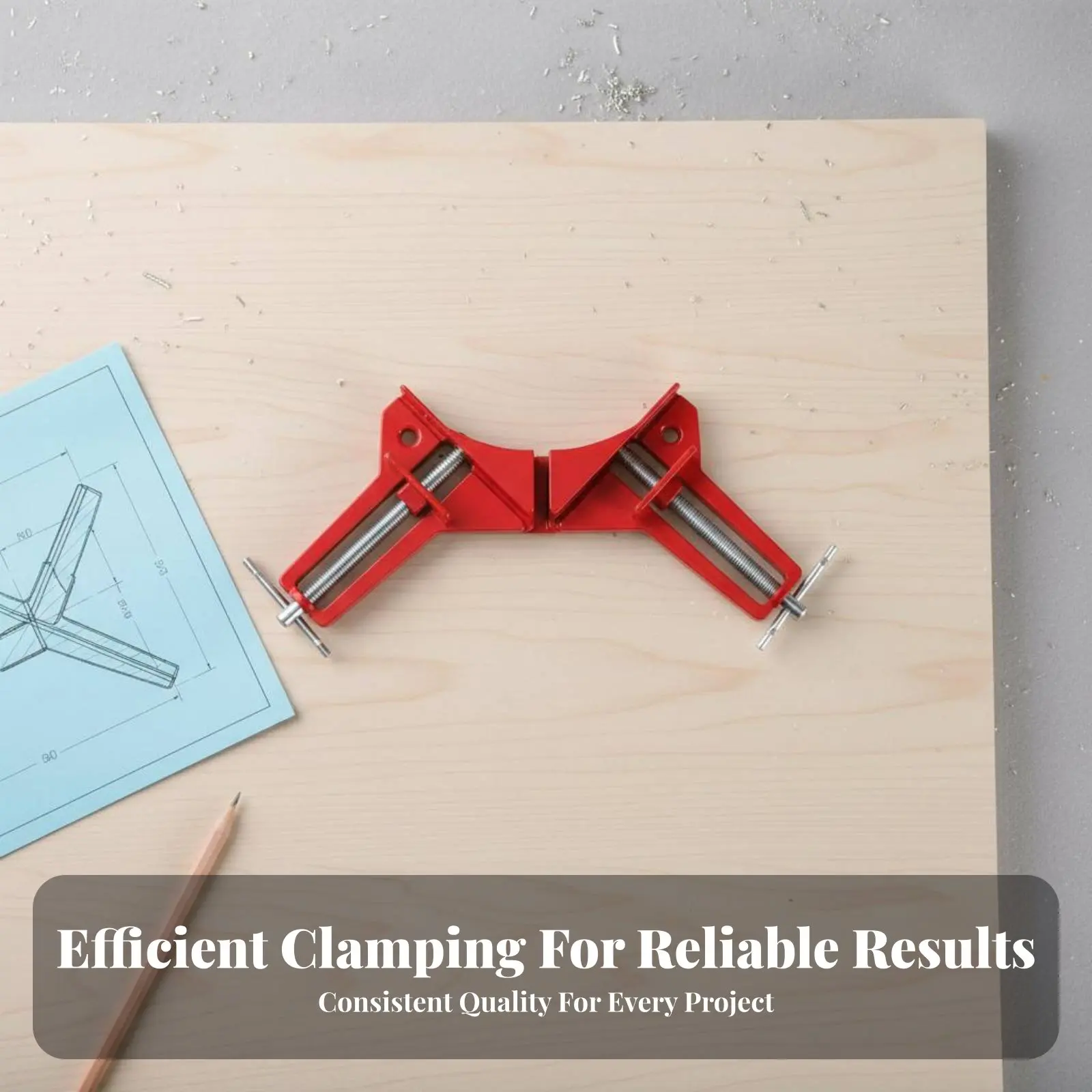 Aluminum Alloy Right Angle Clamp Versatile 90 Degree Corner Clamp L-Shaped Clamping Square Easy to Use Workshop Supply - view 5