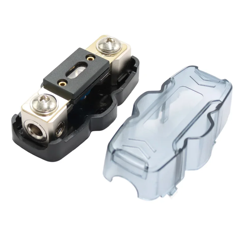 12V 24V Zinc Alloy 0GA Output Input 60A Mini ANL AFS Automotive Fuse Holder Box  Fusiveis  Wire Fusivel Automotivo Smd