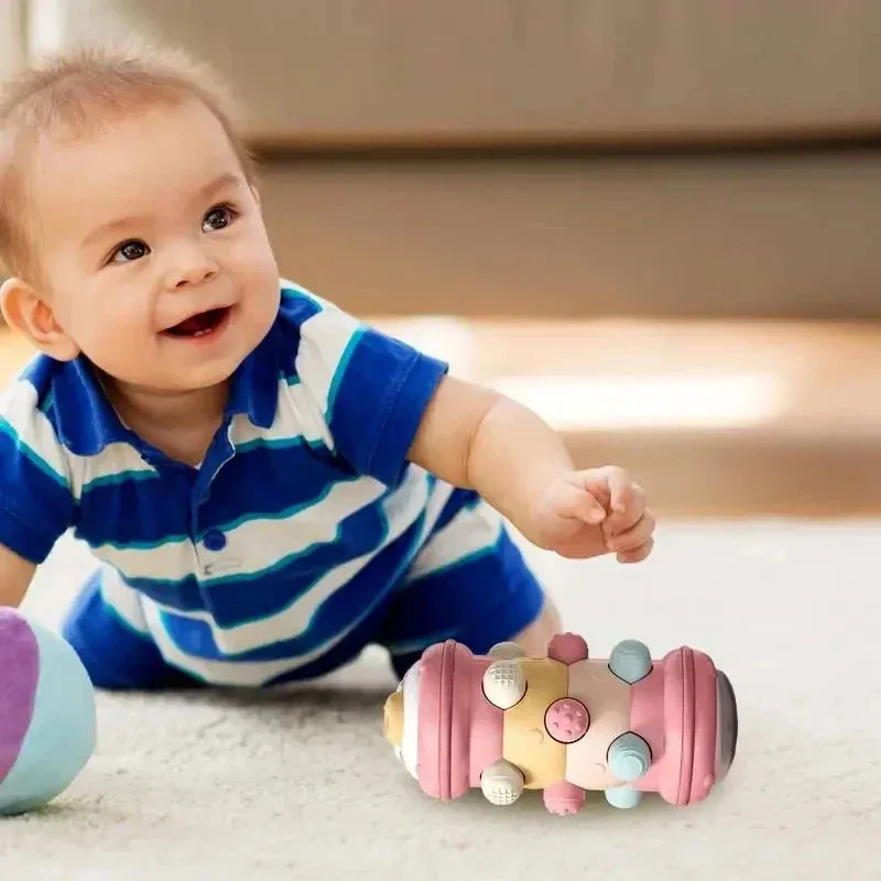 Crawling Roller Toy Infant Activity Tummy Time Roller Montessori Educational Development Sensory Toys for Kids 0 12 Months