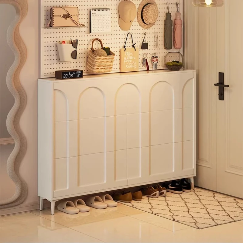 

Italian Minimalist Designer Shoe Cabinet Entrance Hall Vertical Nordic Luxury Shoe Cabinet Modern Storage Muebles Home Furniture