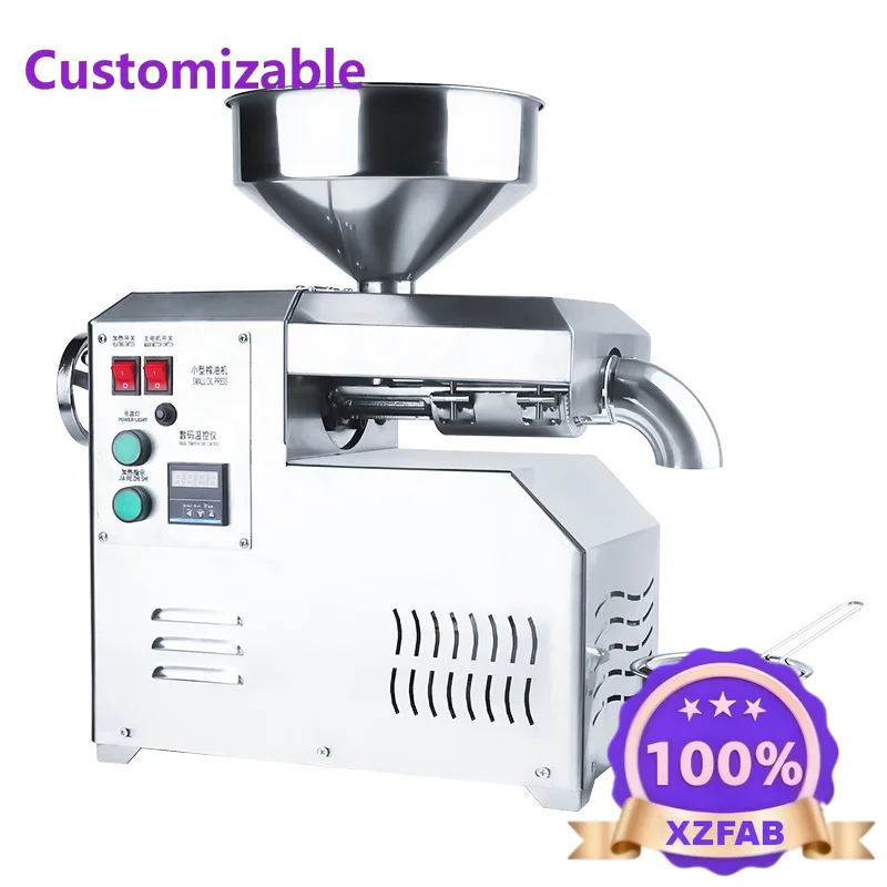 Factory Direct 2026 Top Piccola pressa per olio commerciale, spirale completamente automatica, pressa in acciaio inossidabile, p