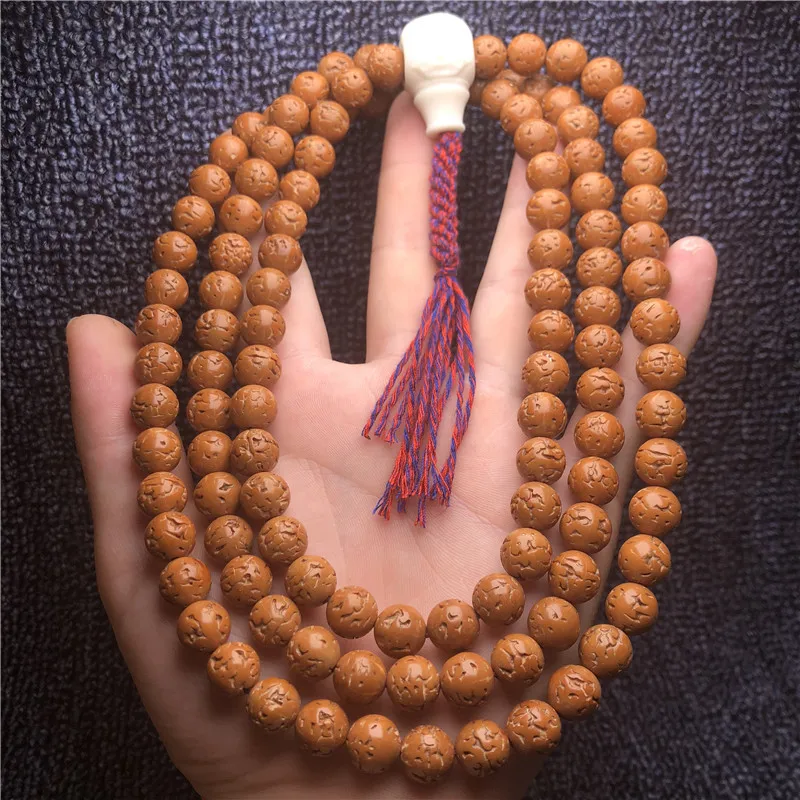 Factory Supply108Small Jingang Bodhi Bracelet Toothless Rudraksha Round beads Oracle One piece dropshipping