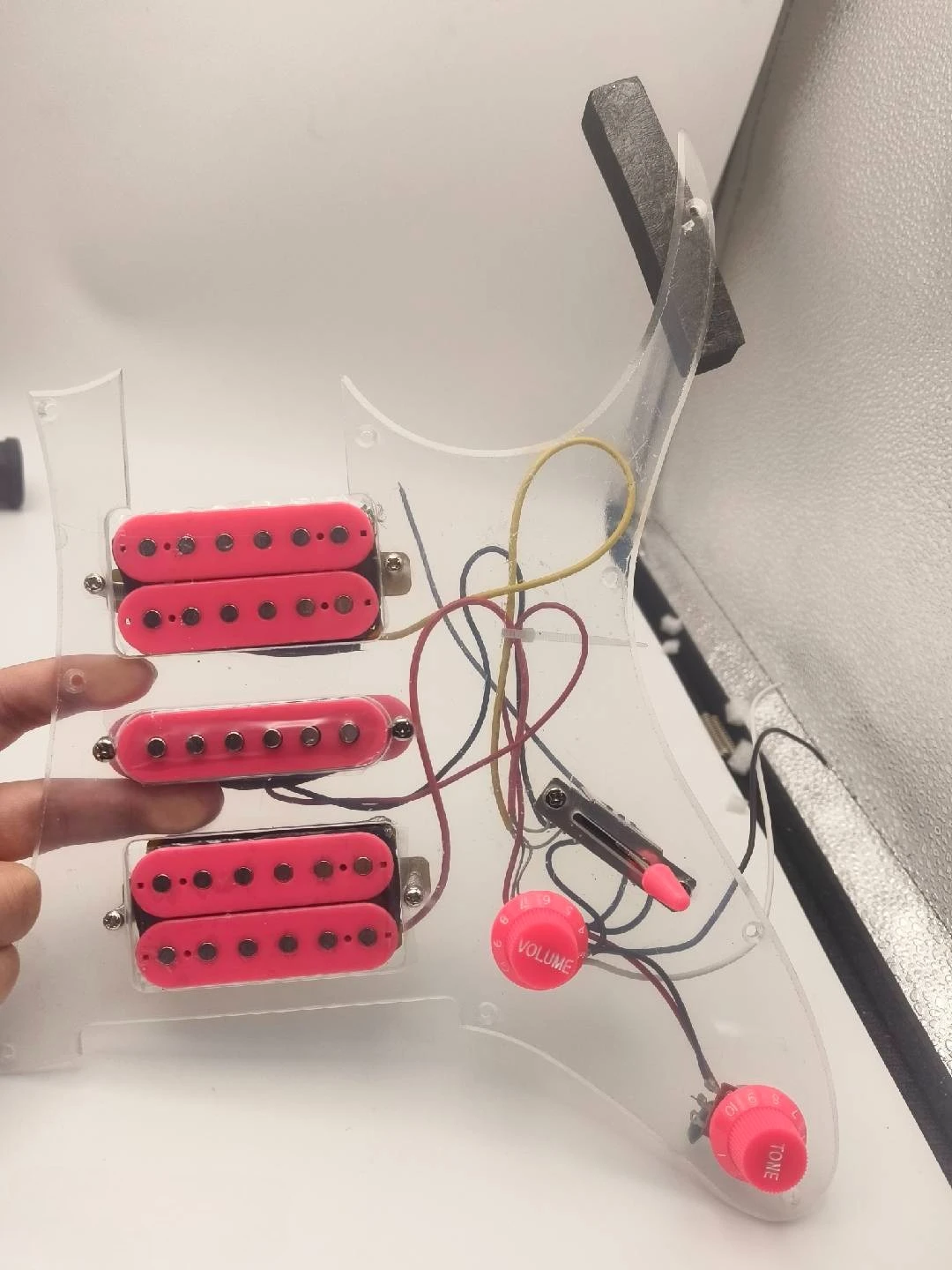 rg-hsh-prewired-loaded-transparent-pickguard-set-with-humbucker-pickups-for-rg-guitar-pickup-replacement-parts