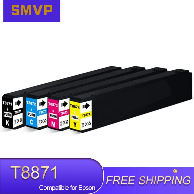 

T8871 T8872 T8873 T8874 Ink Cartridge Compatible For Epson WorkForce WF-C17590a WF-C17590c C17590 D4twf Color Inkjet Printer