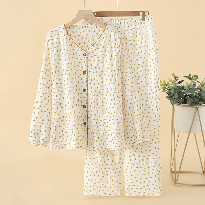 Fashion Maternity Pajamas Suits For Nursing 2023 Spring Autumn New Long Sleeve Floral Cotton Pregnacy Women Clothing