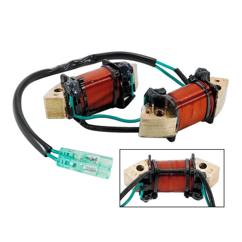 OEM:3AA060230 Motorcycle Ignition Magneto Stator Coil For Tohatsu 8hp MFS8A2 8hp MFS8A3 9.8hp MFS9.8A2 9.8hp MFS9.8A3