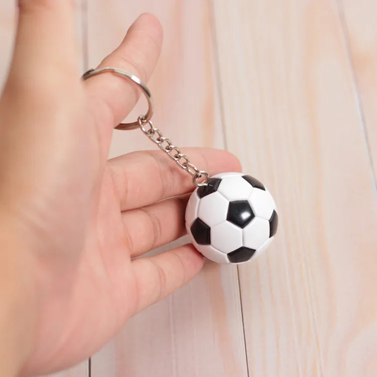 New Simulation Basketball Soccer Volleyball Keychain Pendant Creative Personality Ball Decoration Pendant Birthday Gifts