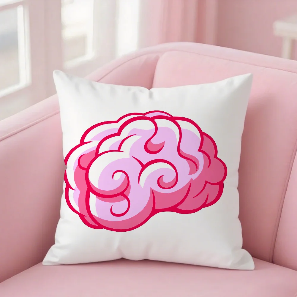 لعبة P-Plants Vs Z-Zombies Strategy كيس وسادة مربع على الوجهين الطباعة قصيرة أفخم غطاء وسادة أريكة غرفة نوم السرير #4