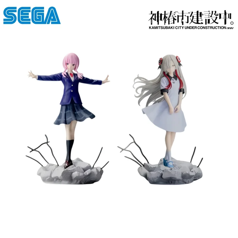 Оригинальная коллекционная статуэтка Sega Kamitsubaki City Under Construction в оригинальной упаковке, модель Garage Kit, персонажи аниме