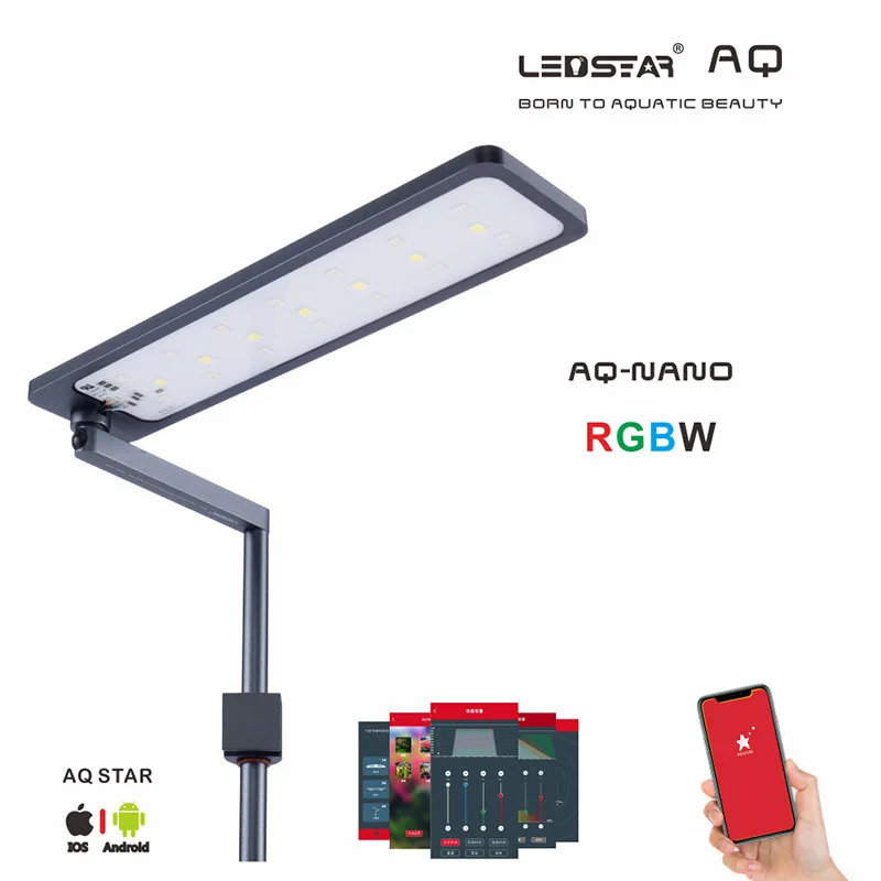 LEDSTAR AQ-N III Full Spectrum Professional Aquatic Plant Light Smart LED Grow Light Mini Desktop Landscape