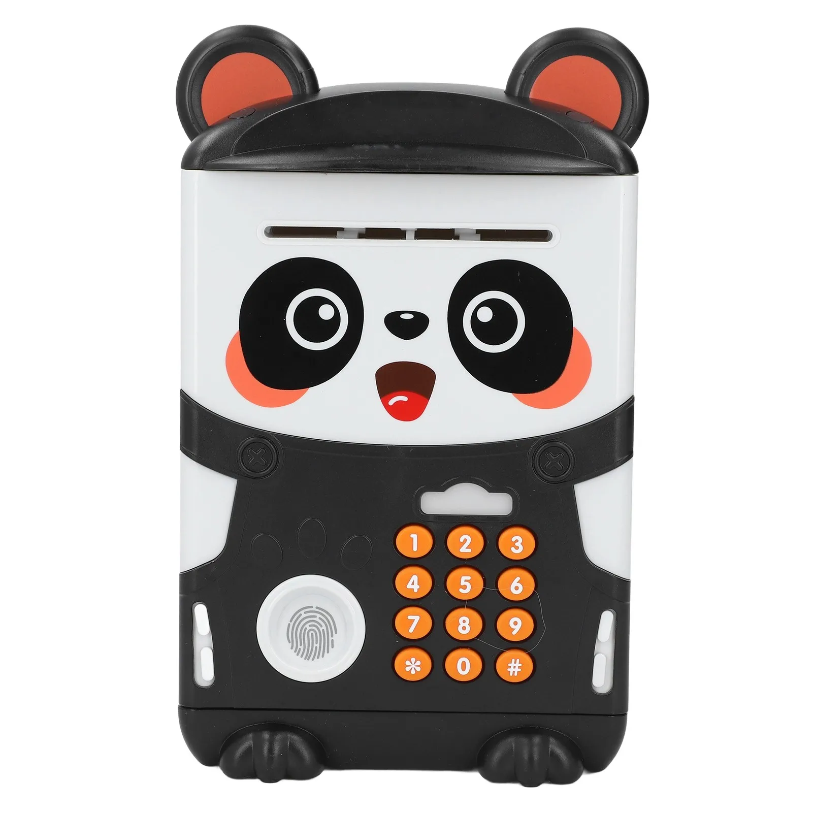 Money Bank Password Fingerprint Recognition Cute Panda Shape Plastic Cash Coin Piggy Bank for Gift