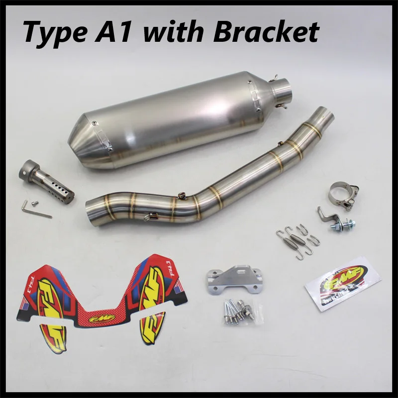 Motorcycle FMF Slip On Exhaust System For Suzuki DR-Z400 DR Z400 DRZ400 DRZ400S DRZ400SM Mid Link Pipe Muffler DB Killer