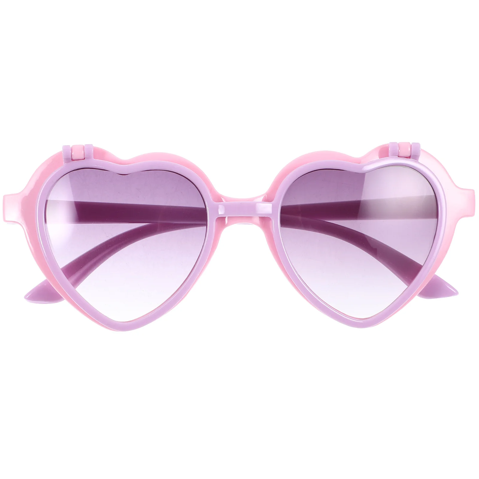 

1Pair Heart Shape Sunglasses Cartoon Glasses Lightweight Durable for Festival Party Cosplay Outdoor Use