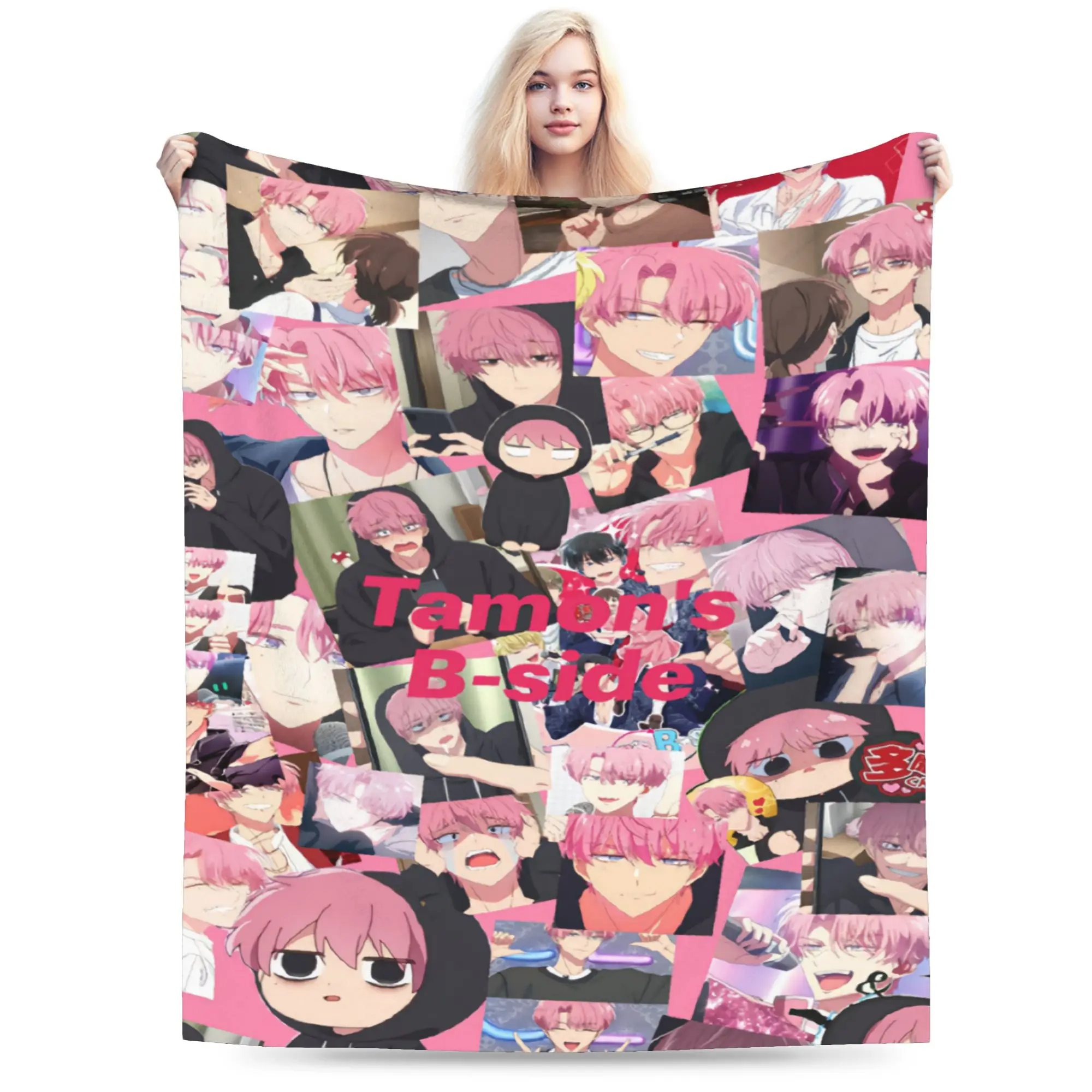 New Arrival Tamon's ANIME Blanket Soft Fleece  Cozy Throw Blankets Machine Washable