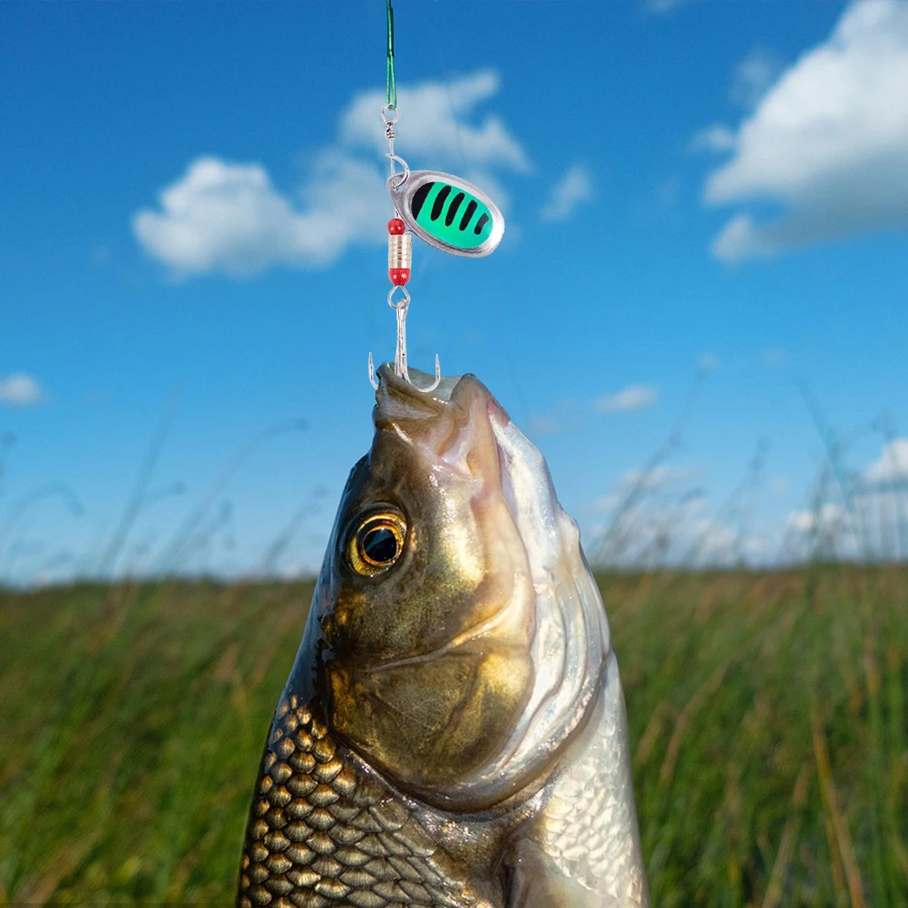 30개 금속 스푼 스피너 낚시 루어 트레블 훅 스푼베이 - Fishing Lure Spinner 리뷰 및 가격