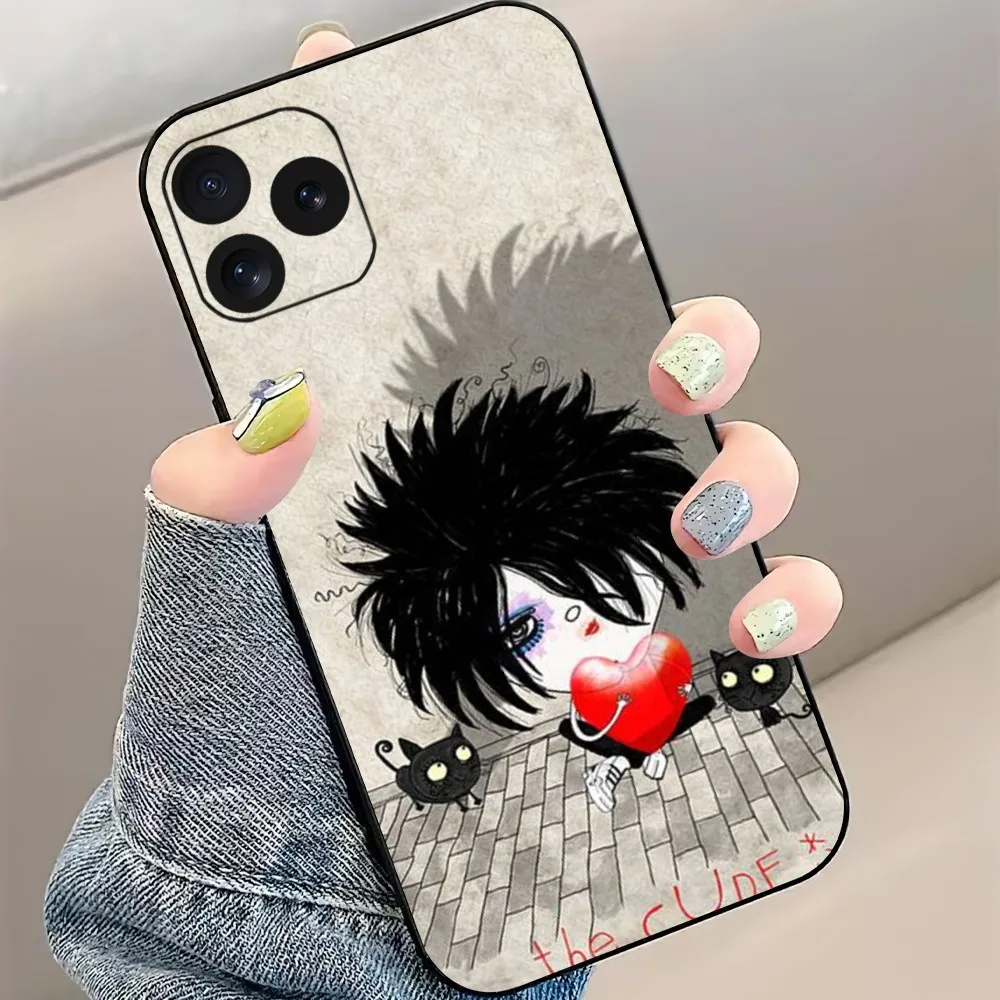 La custodia per telefono Cure Robert Smith per iPhone 8 11 12 13 Pro 14 15 Mini X XR XS max Plus Shell