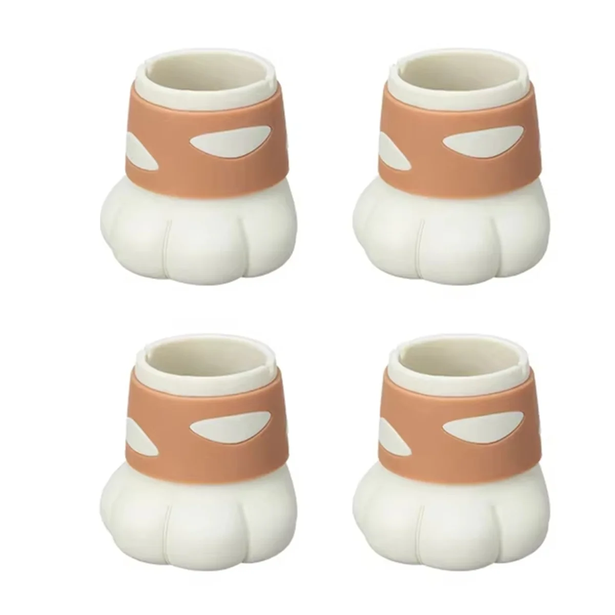 HHTL Silicone Chair Leg Caps, Non-Slip Cat Claw Design Furniture Feet Covers, Floor Protectors for Table and Chair Legs