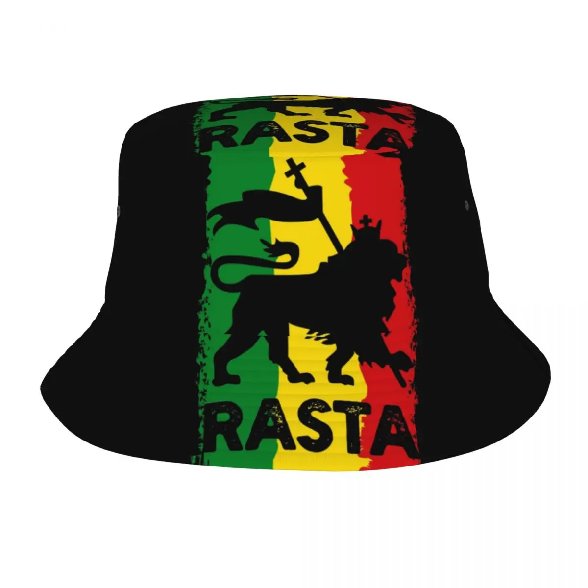 Unisex Bucket Hats Rastafari Rasta Lion Of Judah Fishing Caps Bob Hat Birthday Gifts