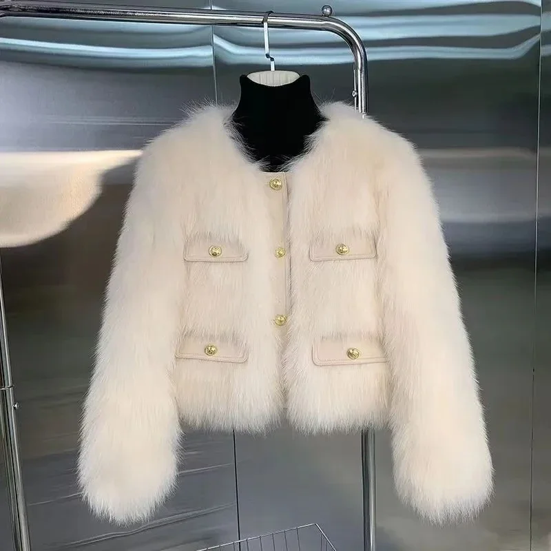 Autumn Winter 2024 New Fur Explosive Fur Style Fashionable Coat Fur Temperament Fox Short Versatile Winter Coat Women