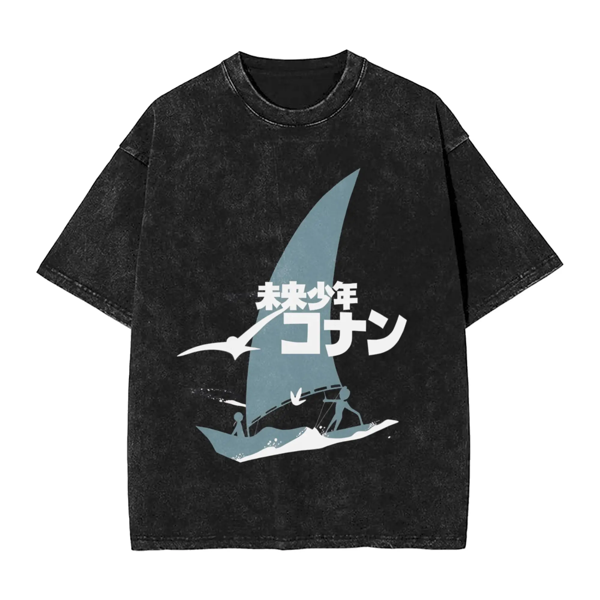 Men's Conan The Future Boy T Shirts  Tops Summer Awesome Short Sleeve T Shirt O-Neck Hip Hop Casual Tshirt Cheap