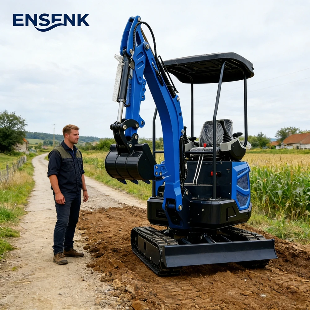 

Mini Excavator 1.2Ton Agricultural Digger Construction 1.5Ton 2.0Ton Diesel Engine Europe EPA Euro 5 CE Manufacturer Direct Sale
