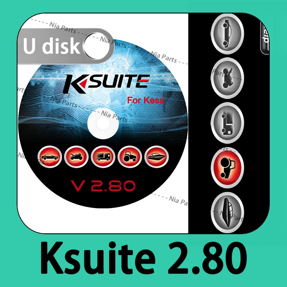 ECU chip programming tool Ksuite 2.80 repair software for kess v2 2.80 Ksuite Diagnostic tools tuning auto ecu cars trucks new