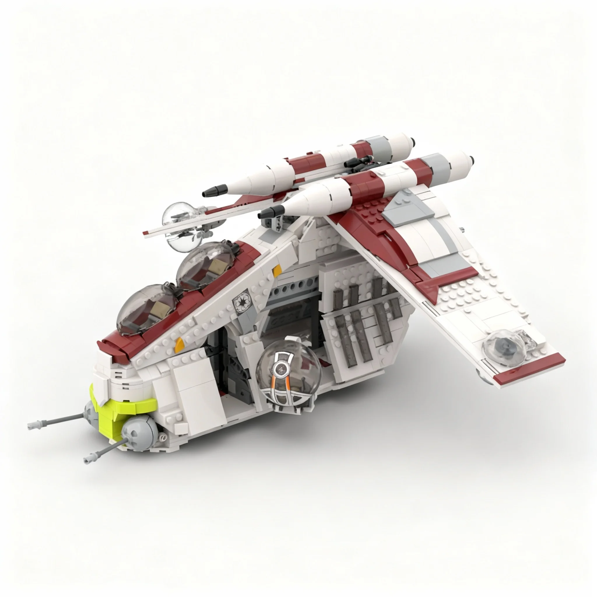 1386pcs MOC Republic Gunship LAAT Star Battle Model Building Blocks Construction Toy Christmas Gifts DIY Creative Idea Education