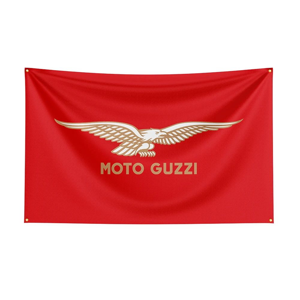 

3x5Ft Moto Guzzis Flag Polyester Printed Racing Car Banner For Decor