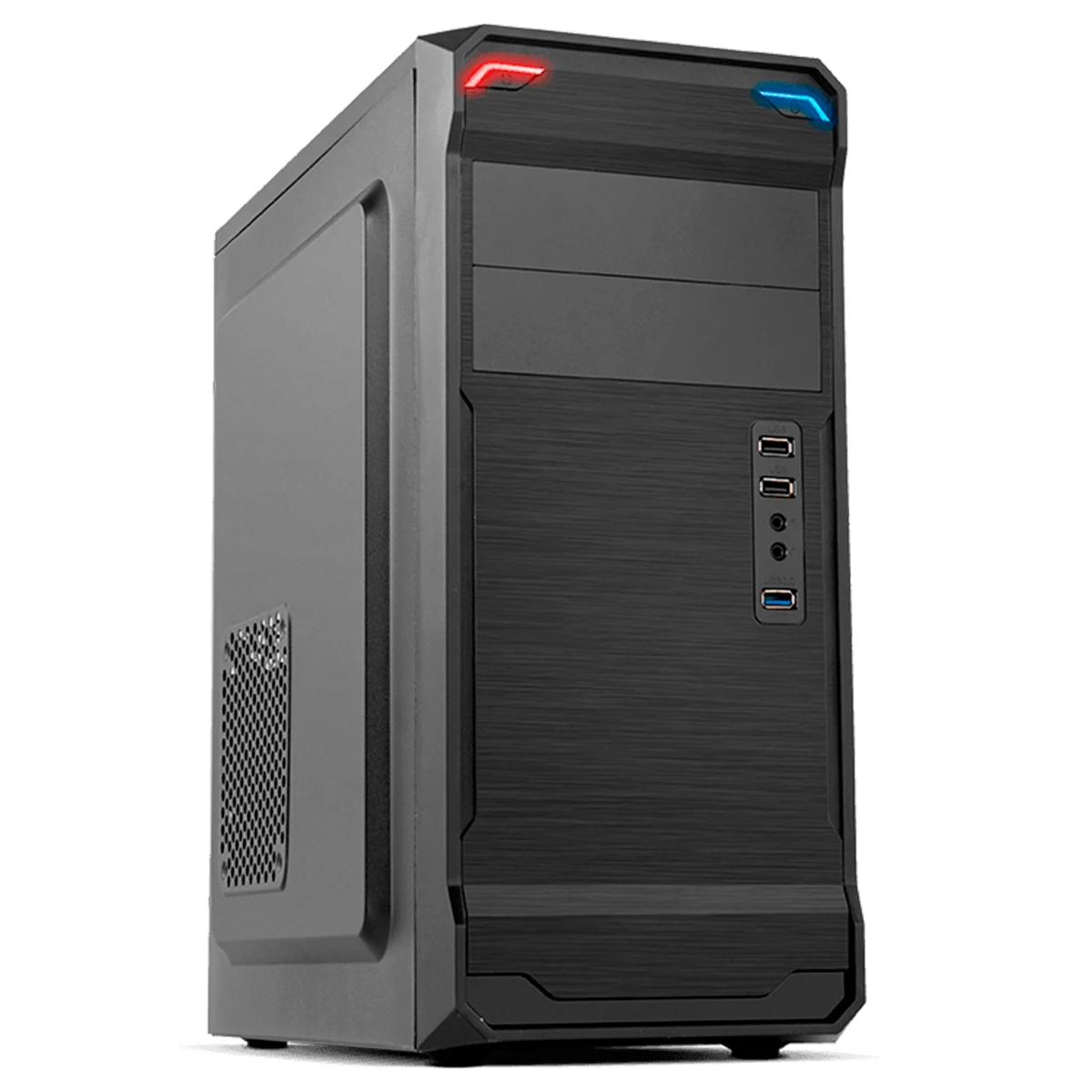 Computer fall Desktop PC Mid Tower Atx KORE USB 3,0 Schwarz-NOX