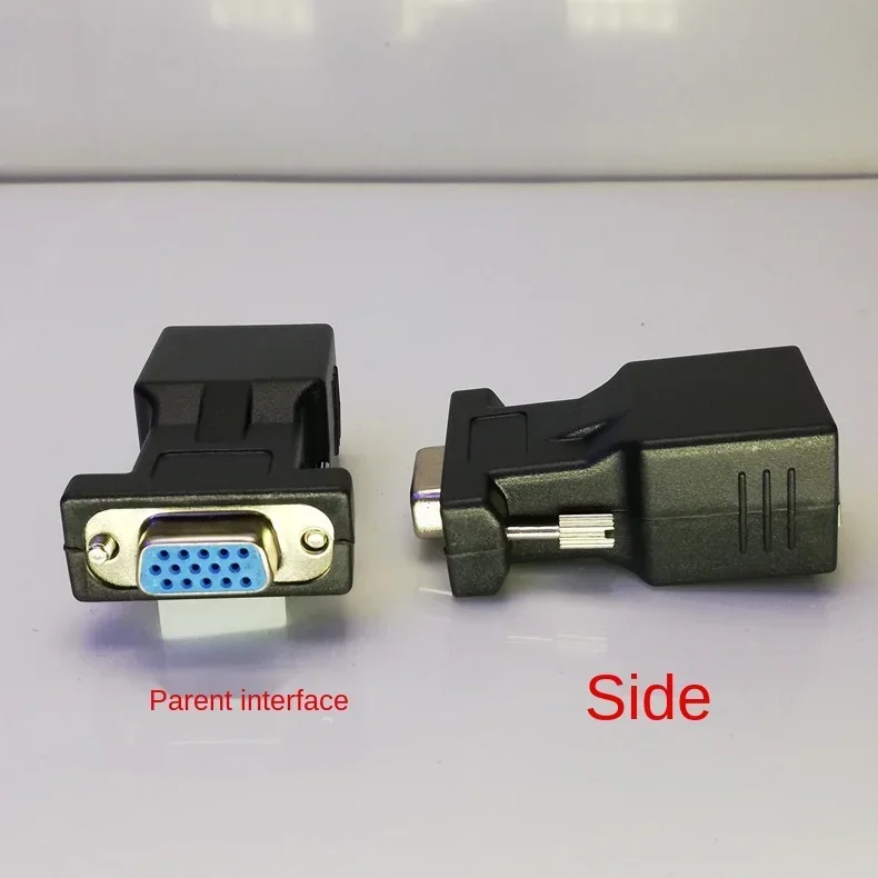 15pin VGA femelle à RJ-45 la carte femelle de connecteur prolongateur de VGA RVB HDB au LAN CAT5 CAT6 RJ45 adaptateur de câble Ethernet de réseau