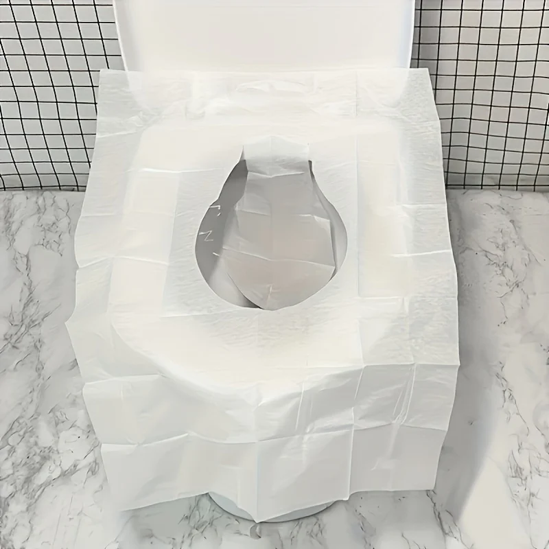 10pcs, Disposable Toilet Seat Paper, Portable Toilet Seat Cover for Travel, Toilet Paper