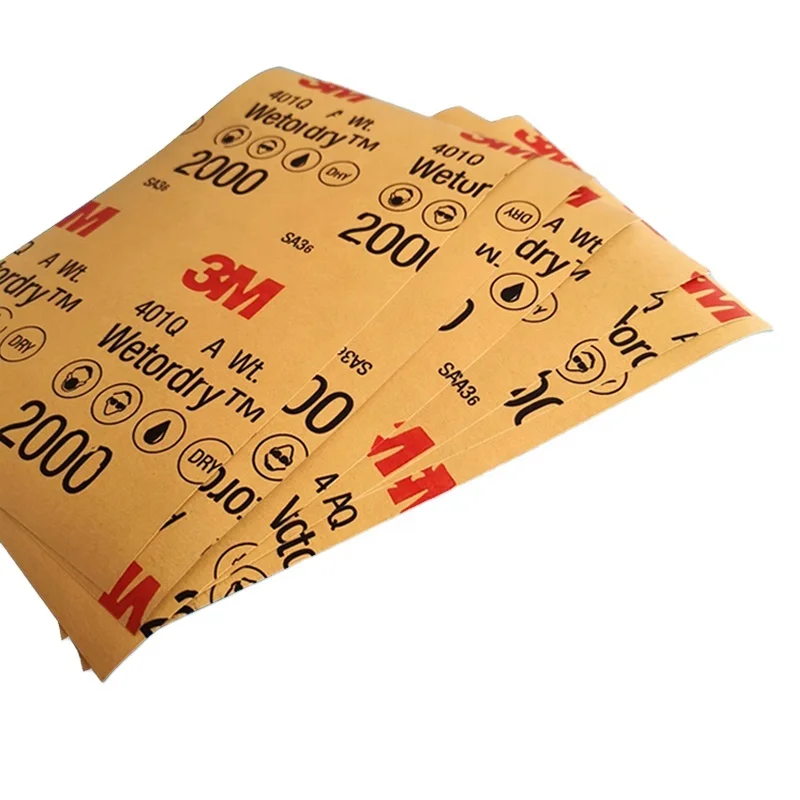 

3M Beauty Sandpaper 2000 Mesh 401Q Touch-up Polishing Water Mill Dry Grinding Fine Sand 1500 Car Sanding