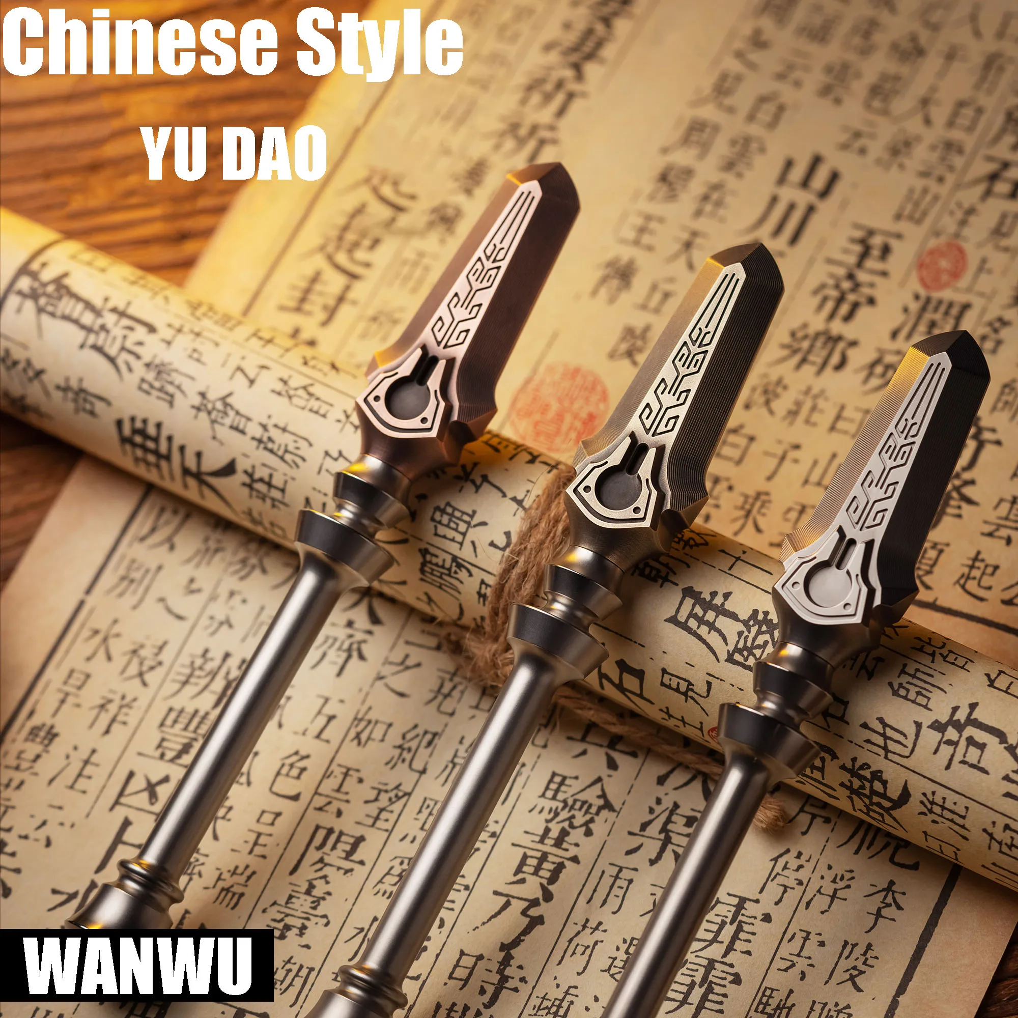 

WANWU EDC Chinese Style YU DAO Sword Ceramic Bead Window Breaker Desktop Ornaments EDC Hobby Collection Adult Decompression Toys