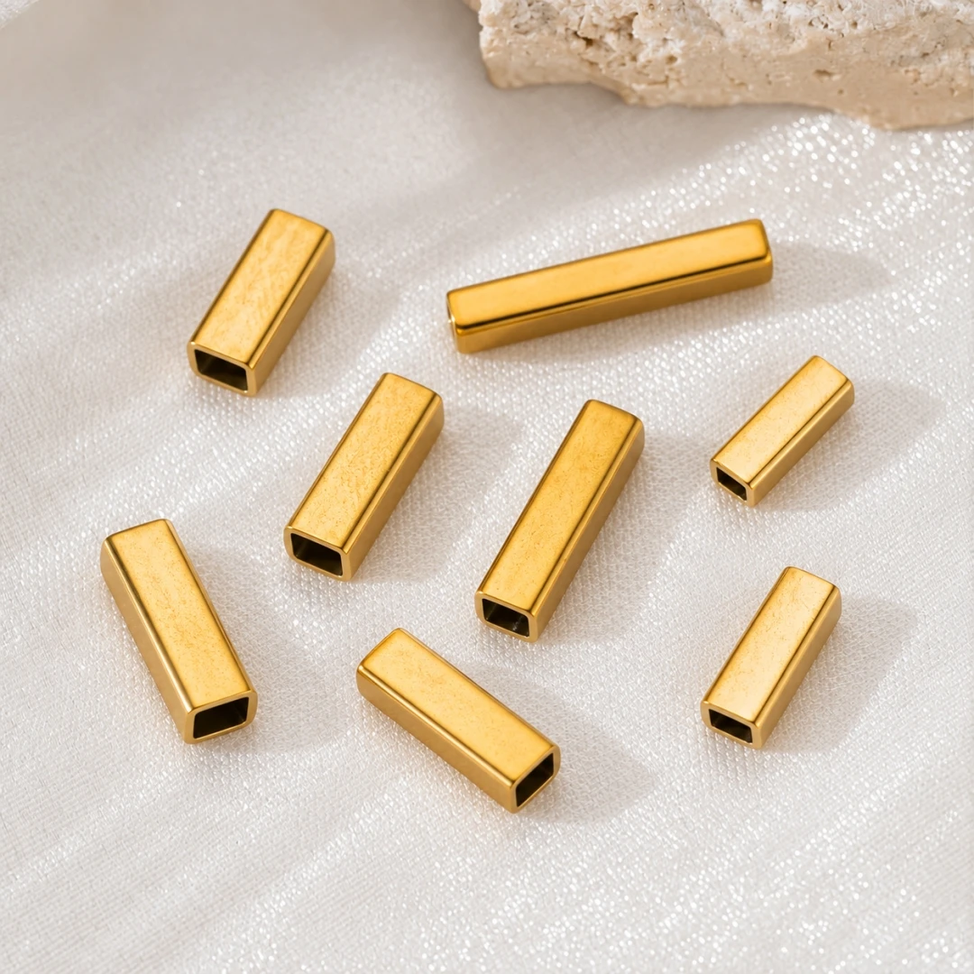 10pcs Stainless Steel Square L - Jewelry Making Youtube 评论和价格