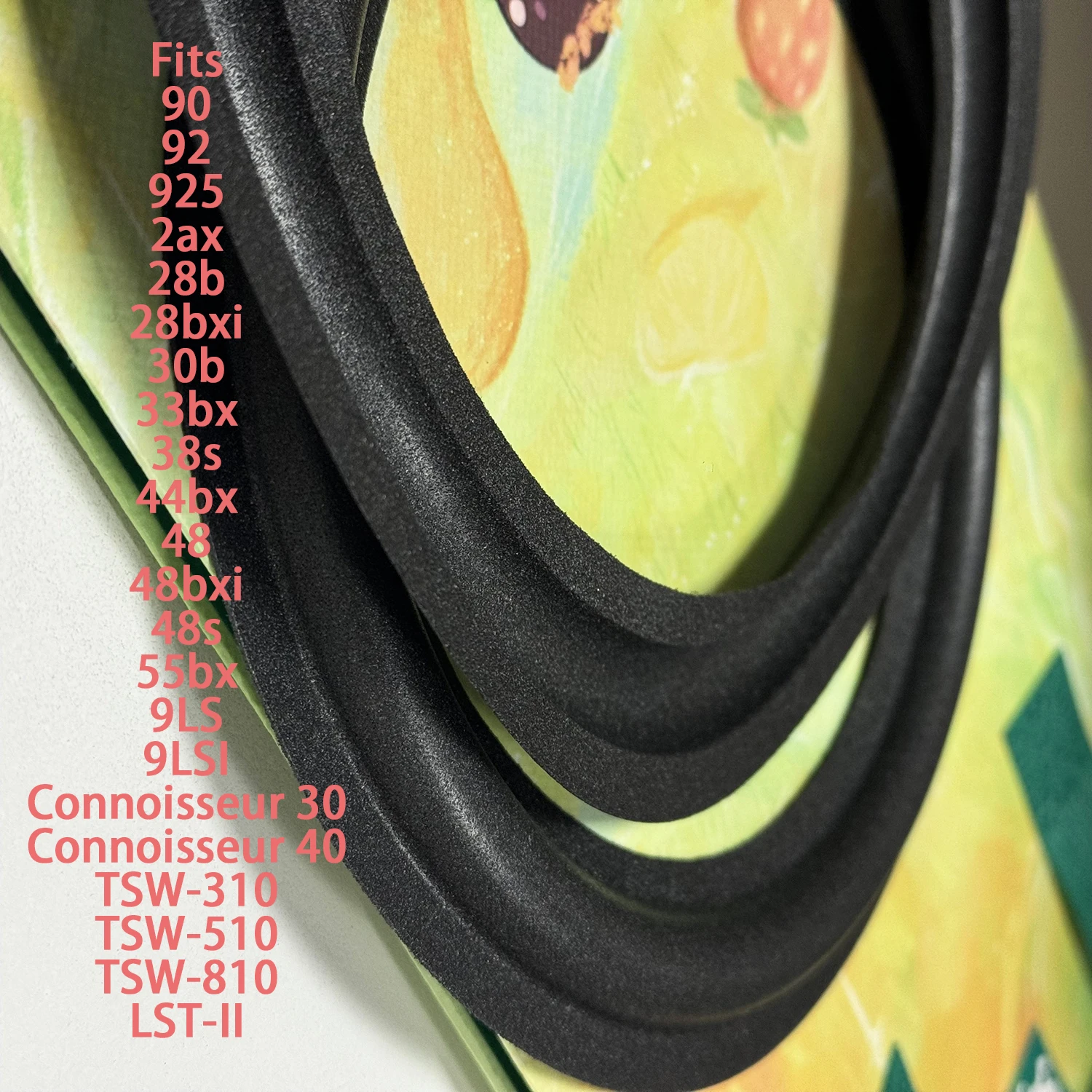 Foam Edge Fits JBL 90 92 925 2ax 28b 28bxi 30b 33bx 38s 44bx 48 48bxi 48s 55bx 9LS 9LSI Connoisseur 30 40 TSW 310 510 810 LST-II