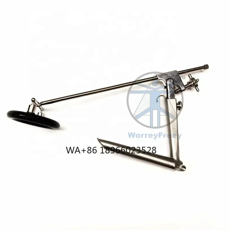 

laryngoscope endoscope holder Self-retaining laryngoscopy instrument