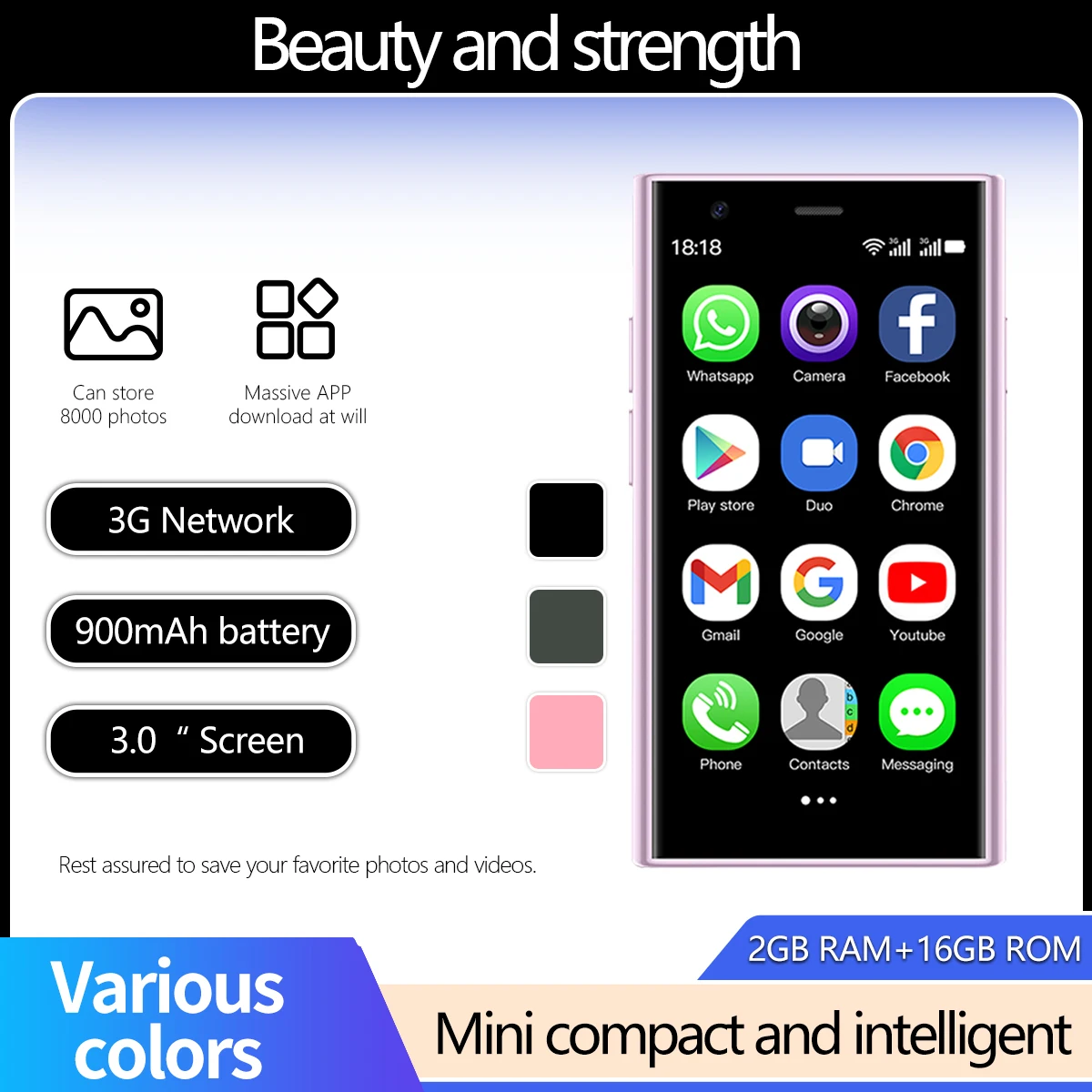 S23 Mini Smartphone, Global Version, Android System, Perfect for Learning and Entertainment, Supports 3G Positioning
