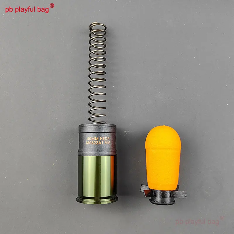 PB Playcomparator Bag, Outdoor dehors Grenade Toys, M79, GP30, M203, M320, GL06 OligSponge, Spring Toy Accessrespiration, QGino 1