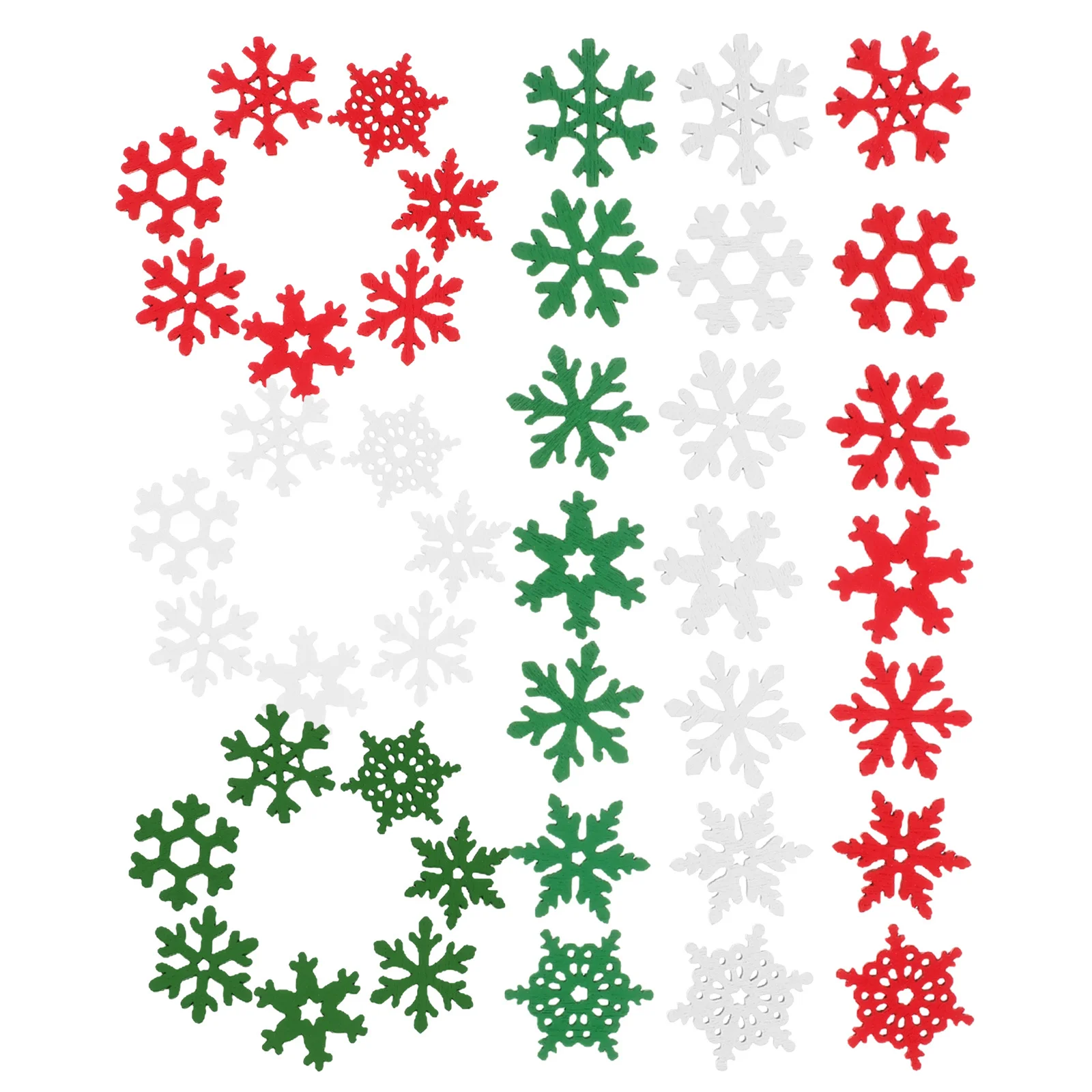 

50Pcs 20Mm Wood Snowflake Cutouts Unfinished Natural Ornaments for DIY Christmas Decor Crafts Holiday Window Wall Hanging