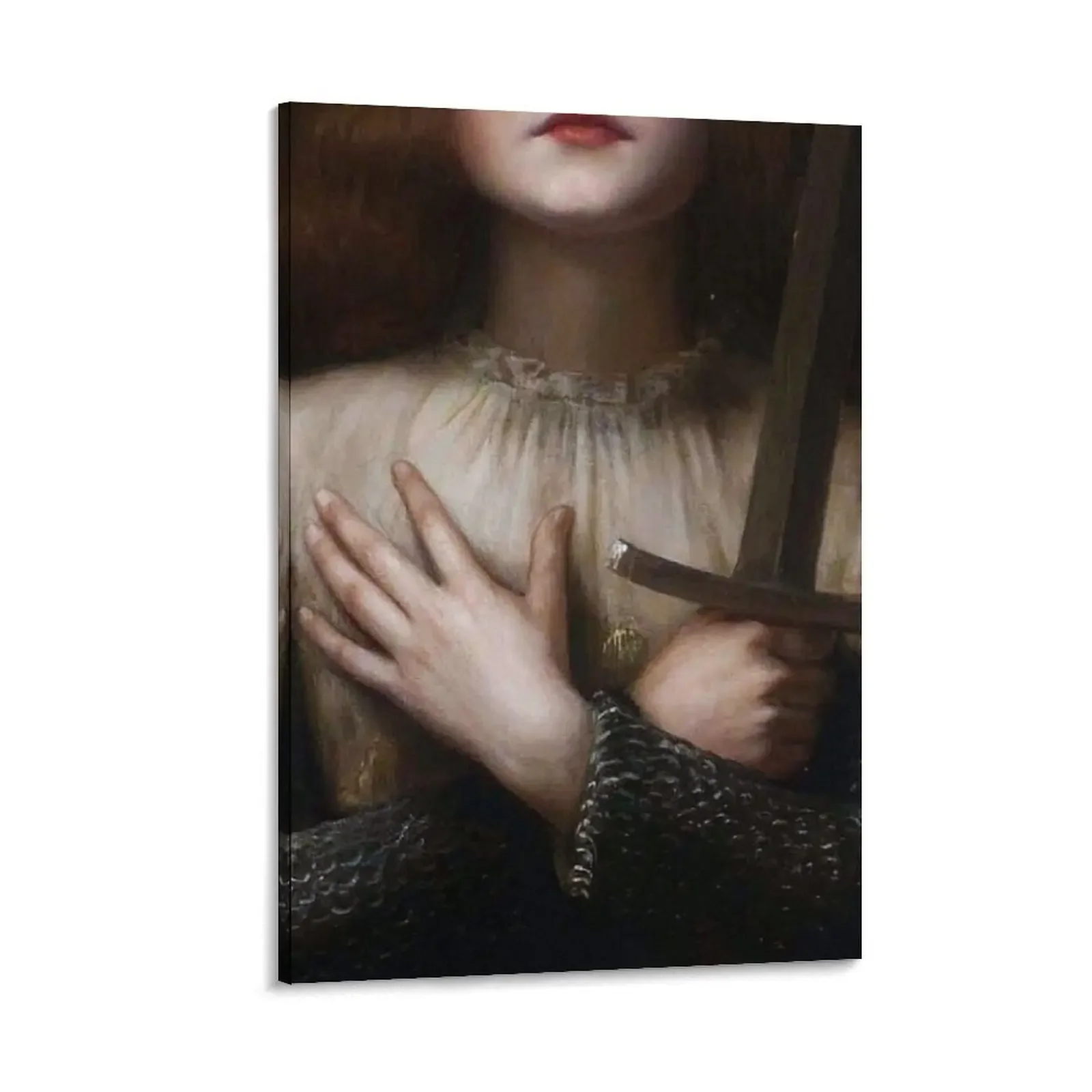 

Joan of Arc painting detail Canvas Painting wall decoration painting house decorations decorative wall canvases posters