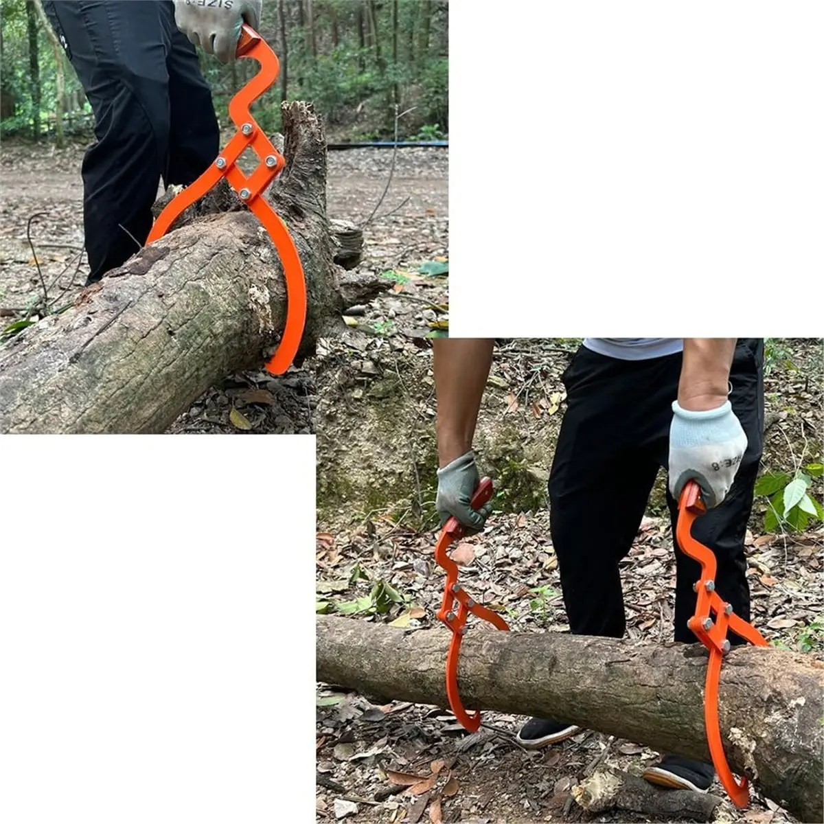 828new-wood-handle-2-claw-skidding-tongs-non-slip-grip-log-lifting-handling-dragging-carrying-tool-20-in