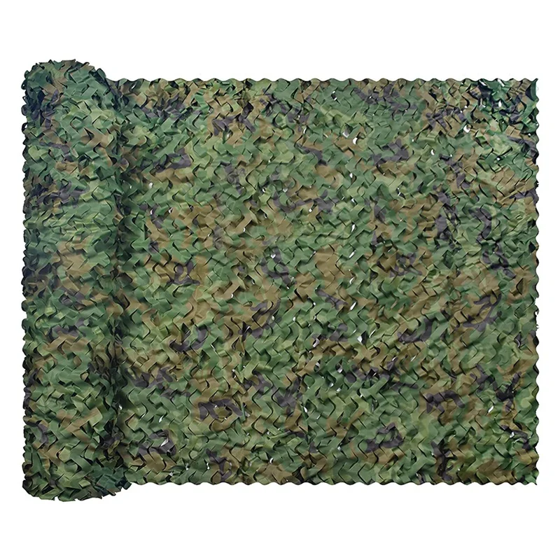 

RISE-Camouflage Net, Bulk Roll Sunshade Mesh Nets For Field Theme Party Decorations 1.5X6M