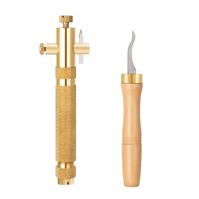 Violin Cello Viola Making Tools Brass Purfling Inlay Inlaid Groove Carver with Blades Fiddler Clean Up Groove Knife Cutter - Image 8