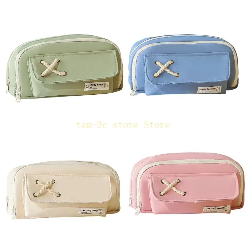 

Pen Makeup Bag Pencil Case Stationery Bag Large Capacity Pencil Bag D0UA