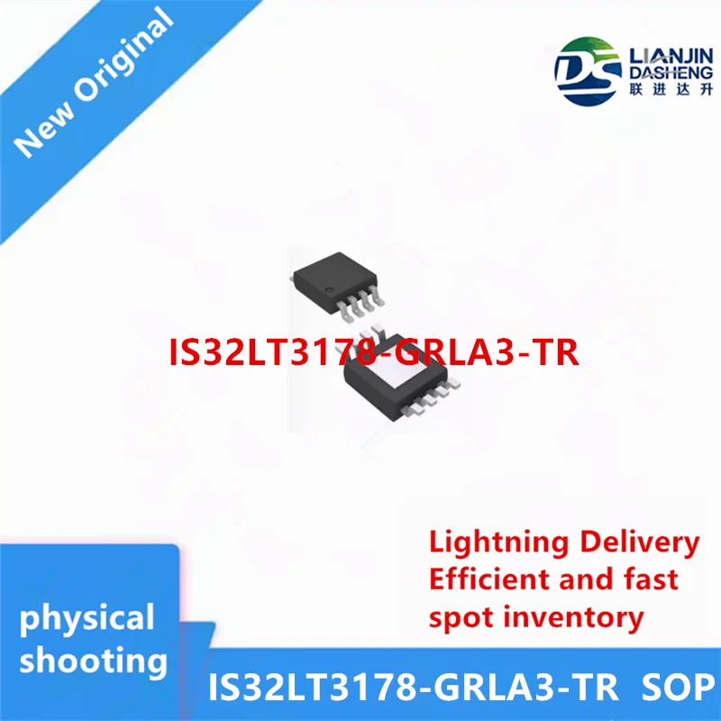 2 PÇS/LOTE  IS32LT3178-GRLA3-TR  SOP NEW  IN  STOCK