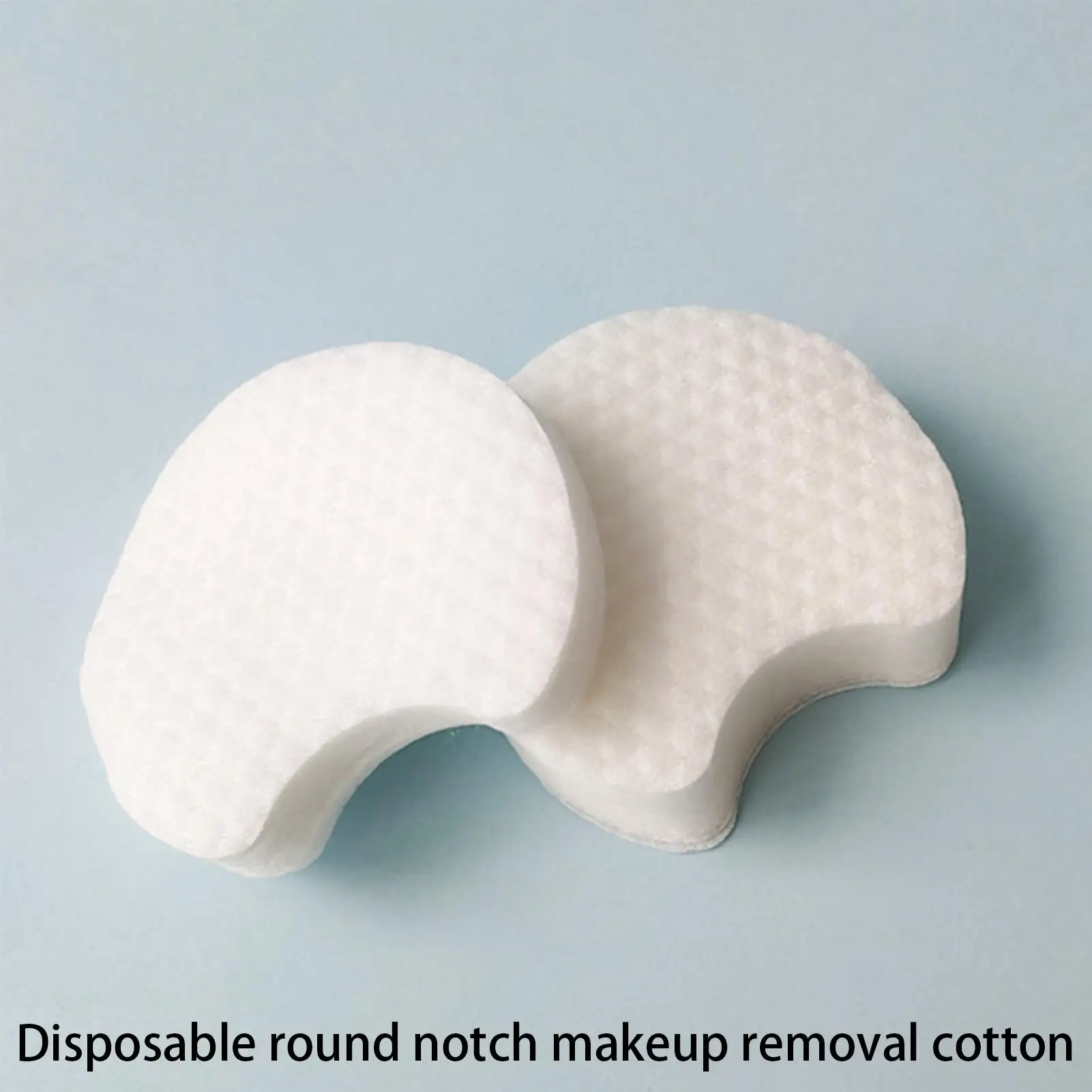 50 almofadas de algodão faciais do retângulo branco dos pces para compõem ferramentas cosméticas confortáveis da composição da pele