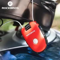Bicycle Anti-theft Cable Motorcycle Helmet Wire Lock BMX Scooter Security Padlock Accessories Portable Combination Bike Lock