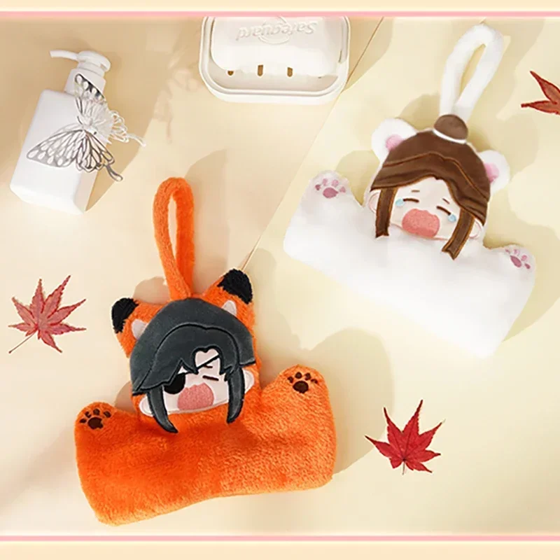 

Hot Anime Tian Guan Ci Fu Animated Companion Series Ghost King Hua Cheng Xie Lian Comics Cute Kawaii Hand Towel Children Gifts