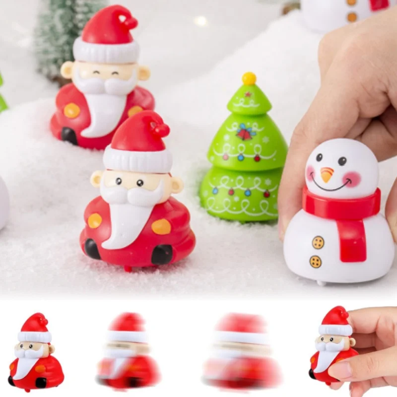 

Snowman Christmas Tree Santa Claus Set Creative Mini Christmas Gift for Kids Holiday Decoration Toy Fun Festive Present