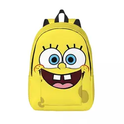 For Gifts Yellow Retro Washable Book Pack SpongeBob Super Quality Girl Boy Rucksack Travel